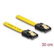 Delock Kabel SATA, 6 Gb/s, 30 cm, žlutý