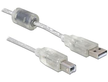 Delock kabel USB 2.0 typ A samec > USB 2.0 typ B samec 0,5m