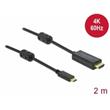 Delock Kabel z Active USB Type-C™ na HDMI, (DP Alt Mode) 4K 60 Hz 2 m