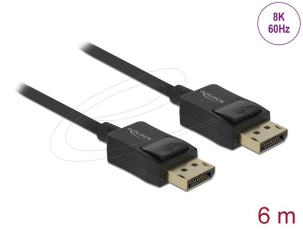 Delock Koaxiální kabel DisplayPort 8K 60 Hz 6 m