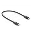 Delock Koaxiální kabel USB 40 Gbps USB PD 3.1 240 W 0,5 m