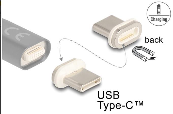 Delock Magnetický adaptér USB Type-C™ samec