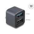 Delock Mini USB hub ze zástrčky USB Type-C™ na 1 x USB 10 Gbps Typ-A + 1 x USB 2.0 Typ-A