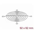 Delock Mřížka ventilátoru, 92 x 92 mm, stříbrná