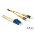 Delock Optický kabel LC > ST Single mód OS2 2 m
