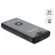 Delock Pouzdro USB Type-C™ 40 Gbps na 1 x SSD M.2 NVMe PCIe s ventilátorem - beznástrojový