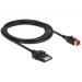 Delock PoweredUSB kabel samec 24 V > 8 pin samec 2 m pro POS tiskárny a terminály