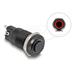 Delock Push Switch pro instalaci černý 12 mm 12 V 4 x pájené připojení LED červený kroužek