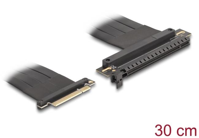 Delock Riser karta PCI Express 3.0, ze zástrčky x8 na slot x16, s kabelem, délka 30 cm