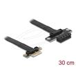 Delock Riser karta PCI Express, ze zástrčky x1 na slot x1, s kabelem, délka 30 cm