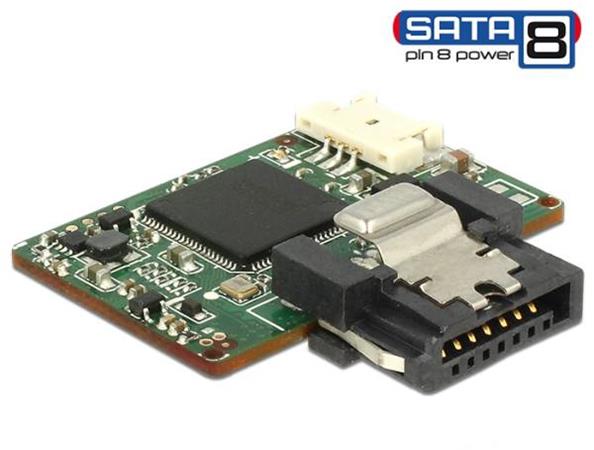 Delock SATA 6 Gb/s DOM Modul 16 GB MLC SATA Pin 8 power -40 °C ~ 85 °C