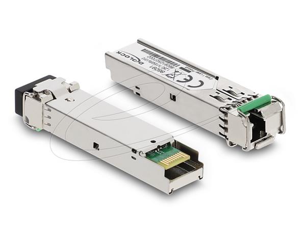 Delock SFP modul 1000Base-BX SM TX 1550 / RX 1310 nm DDM