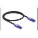 Delock Síťový kabel RJ45, Cat.6, UTP, s výklopnými zástrčkovými konektory (180°), 0,5 m