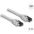 Delock Síťový kabel RJ45 Cat.8.1 S/FTP, délky 2 m, šedá