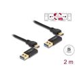 Delock USB Type-C™ 5 Gbps Kabel Data Link + KM Switch 2 m