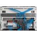 DIGITUS 1U kartáčový panel pro správu kabelů pro 483 mm (19 ”) serverové skříně , barva černá (RAL 9005)