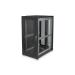DIGITUS 26U serverový stojan, Unique Series, ocelové dveře děrované 1340x600x1000 mm, barva černá (RAL 9005)