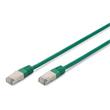 Digitus CAT 5e SF-UTP patch cable, Cu, PVC AWG 26/7, length 3 m, color green