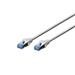 Digitus CAT 5e SF-UTP patch cable, PVC AWG 26/7, length 10 m, color grey