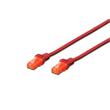 Digitus CAT 6 U-UTP patch cable, Cu, LSZH AWG 26/7, length 10 m, color red