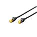Digitus CAT 6A S-FTP patch cable, Cu, LSZH AWG 26/7, length 5 m, color black