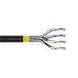 DIGITUS Datový kabel CAT 7A S/FTP – venkovní instalační kabel, 500m buben, simplex, PE