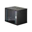 DIGITUS DN-37105 Nástěnná skříň 9U, Dynamic-N, 19", 600x450mm, nesmontovaná černá (RAL 9005)