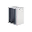 DIGITUS DN-37112 Nástěnná skříň 16U, Dynamic-N, 19", 600x450mm, nesmontovaná, šedá (RAL 7035)