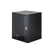 DIGITUS DN-37115 Nástěnná skříň 16U, Dynamic-N, 19", 600x600mm, nesmontovaná černá (RAL 9005)