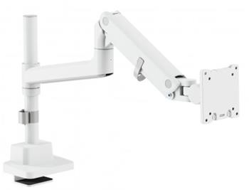 Digitus držák na jeden monitor, 57", 27 kg plynová pružina, VESA: 75x75, 100x100, Bílá