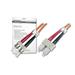 DIGITUS Fiber Optic Patch Cord, ST to SC, Multimode 50/125 µ, Duplex Length 5m