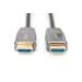 Digitus HDMI 2.1 AOC hybridní optický kabel, Typ A M/M, 30m, UHD 8K@60Hz, CE, gold, bl