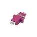 Digitus LC/LC Coupler, OM4, Color RAL 4003 Zirconia Ceramic Sleeve, Plastic housing,Multimode incl. fixing material