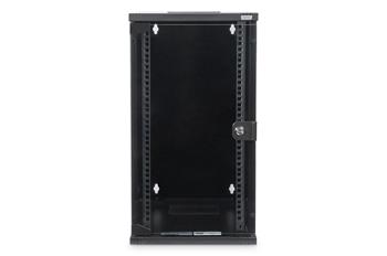 Digitus nástěnná skříňka 254 mm (10 ") 12U 592x312x300 mm, barva černá (RAL 9005)