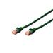 Digitus Patch Cable,S-FTP, CAT 6, AWG 27/7, LSOH, Měď, zelený 2m