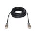 Digitus Připojovací kabel HDMI AOC s hybridním vláknem, typ A M/M, 10 m, UHD 4K@60 Hz, CE, zlatá, bl