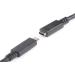 Digitus Prodlužovací kabel USB typu C, typ C samec/ samice , 0,7 m, Gen2, 5A, 10 GB, verze 3.1, CE, bl