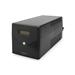 DIGITUS Professional Line-Interactive UPS, 1500VA / 900W 12V / 9Ah X2 baterie, 4x CEE 7/7, AVR, USB, RS232 RJ-11/45, LCD displej