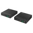 DIGITUS Sada optického HDMI KVM extenderu, 4K/60Hz, dosah 40 km / 300 m, podpora IP sítě 1G, černá