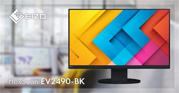 EIZO 24" EV2490-BK, 1920 x 1080, IPS,16:9, 5ms, 250 cd/m2, 1000:1, DP/HDMI/USB-C