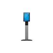 Elo Wallaby self-service floor stand top, compatible with 15-inch or 22-inch Android I-Series 4 and Epso