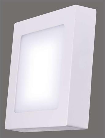 Emos přisazené LED svítidlo, čtverec 12W/55W, NW neutrální bílá, IP20