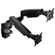 Endorfy Atlas GS Pro Double,Držák, VESA, stolní, pro dva monitory, úhlopříčka až 34"/42, nosnost 2× 16kg,plynová pružina