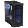 Endorfy Signum M30 ARGB Skříň,Middle tower,microATX,bez zdr.,2×USB 3.0,1×USB-C,3×120mm ARGB vent.,mesh panel,bočnice z tvrz. skla