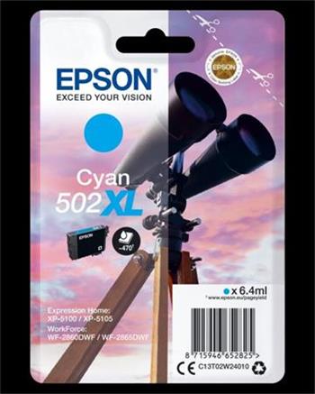 EPSON cartridge T02W2 cyan XL (dalekohled)