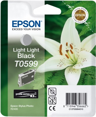 EPSON cartridge T0599 light light black (lilie)