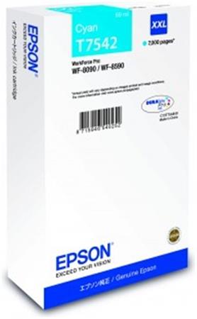 EPSON cartridge T7542 cyan XXL (WF-8x90)