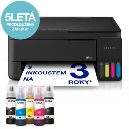 EPSON EcoTank L3351 - A4/33-15ppm/4ink/Wi-Fi/CISS/
