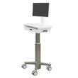 ERGOTRON CareFit™ Slim 2.0 LCD Cart, 1 Drawer (1x1)Light-Duty Medical Cart, lehký vozík , monitor, prac.plocha, šuplík