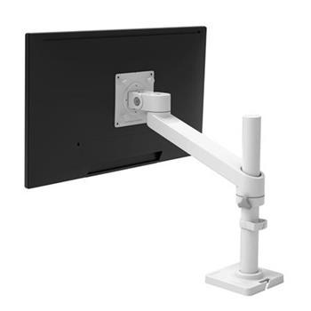 Ergotron NX Monitor Arm White, stolní nastavitelné rameno až 34" LCD, pivot, bíl